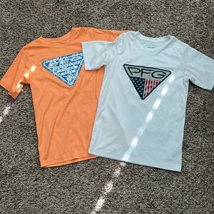 Boys PFG Columbia Swim Shirts
